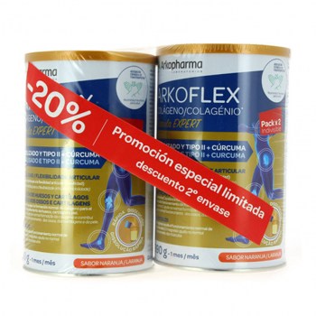 arkopharma arkoflex colageno formula expert sabor naranja duplo 2x390g