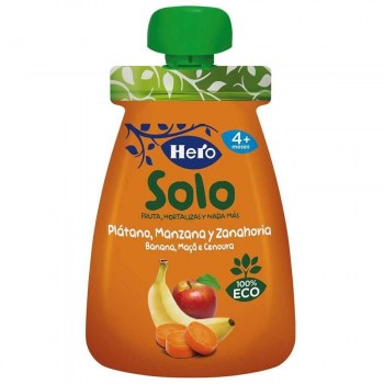 hero solo bolsita manzana platano y zanahoria eco 100 g 
