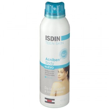 isdin teen skin acniben body spray 360 150 ml