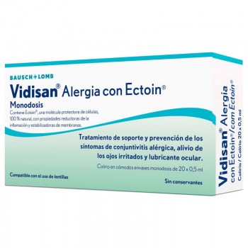 vidisan alergia con ectoin 20 monodosis